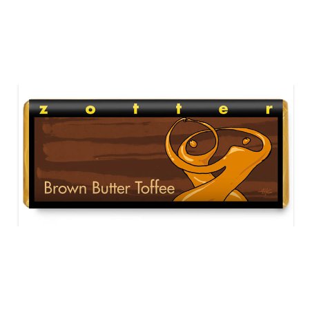 Chocolate Snack with Butter and Caramel Zotter Cioccolato  Available on Yumibio.com