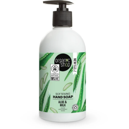 Organic Shop  Sapone Mani Naturale all'Aloe Vera  Saponi