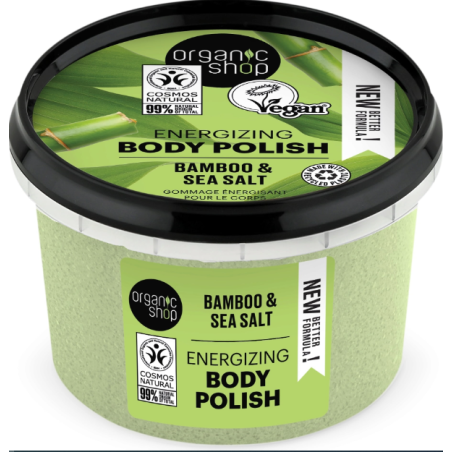 Organic Shop  Body Polish al Bambù Tropicale  Scrub Corpo