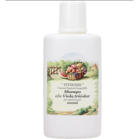 Shampooing, Viola Tricolor Fitocose Shampooing bio cheveux gras   Disponible sur Yumibio.com