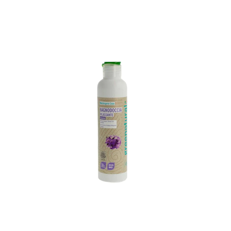 Gel Douche À La Lavande 250ml Greenatural Bain Moussant Bio   Disponible sur Yumibio.com