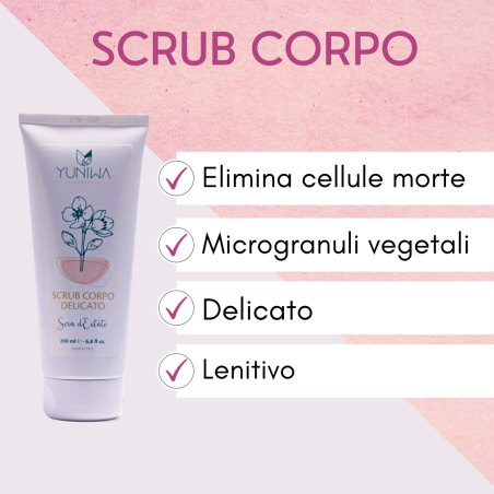 Gommage Doux pour le Corps-Soirée d'Été Yuniwa Cosmetics gommage   Disponible sur Yumibio.com