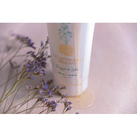Gel douche Doux-Raggio di Sole-200 ml Yuniwa Cosmetics Bain Moussant Bio   Disponible sur Yumibio.com