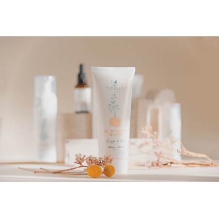 Gel douche Doux-Raggio di Sole-200 ml Yuniwa Cosmetics Bain Moussant Bio   Disponible sur Yumibio.com