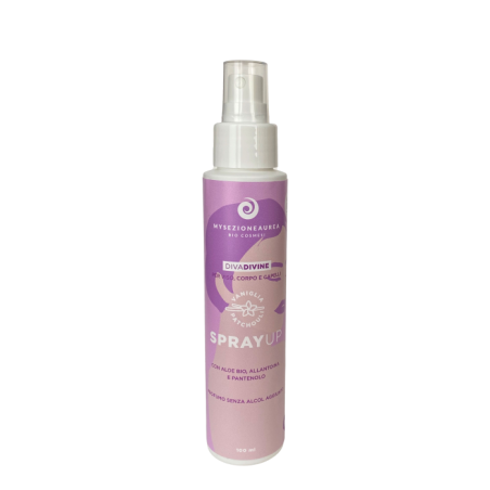 Spray Up parfum corps et cheveux-vanille & Patchouli My Sezione Aurea Parfums pour cheveux   Disponible sur Yumibio.com
