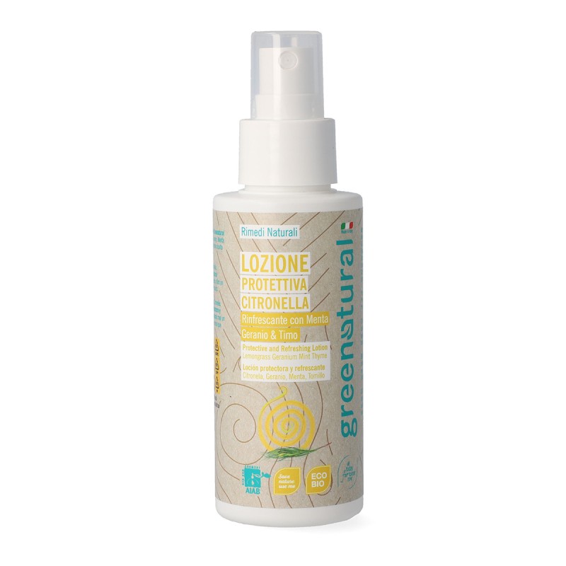 Lotion Protectrice Anti-moustiques à la Citronnelle-Vert Naturel / Y