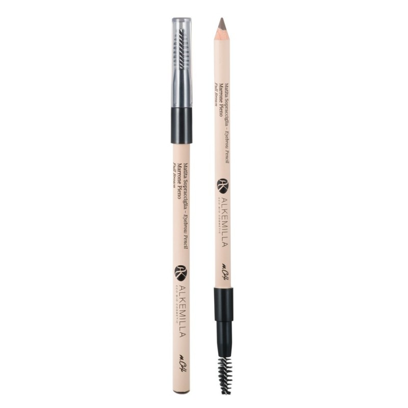 Sourcils Crayon Ecobio - Brun Complet 04 Alkemilla Les crayons à sourcils   Disponible sur Yumibio.com