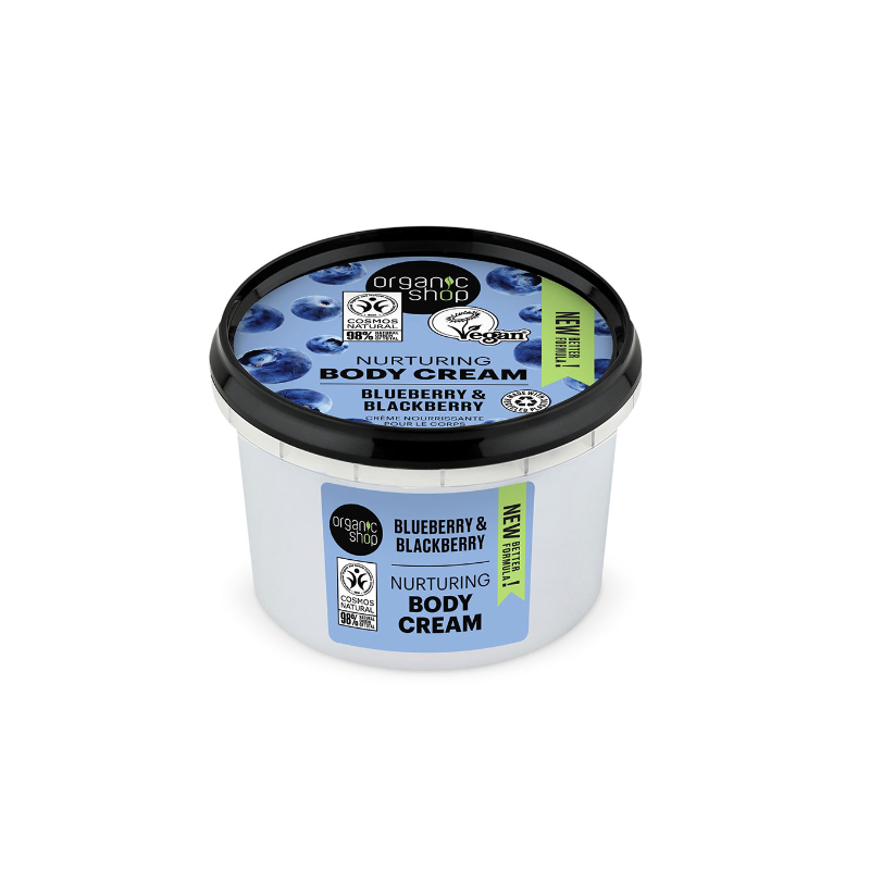 Organic Shop  Crema corpo Tonificante Mirtillo e Mora  Creme Corpo Bio