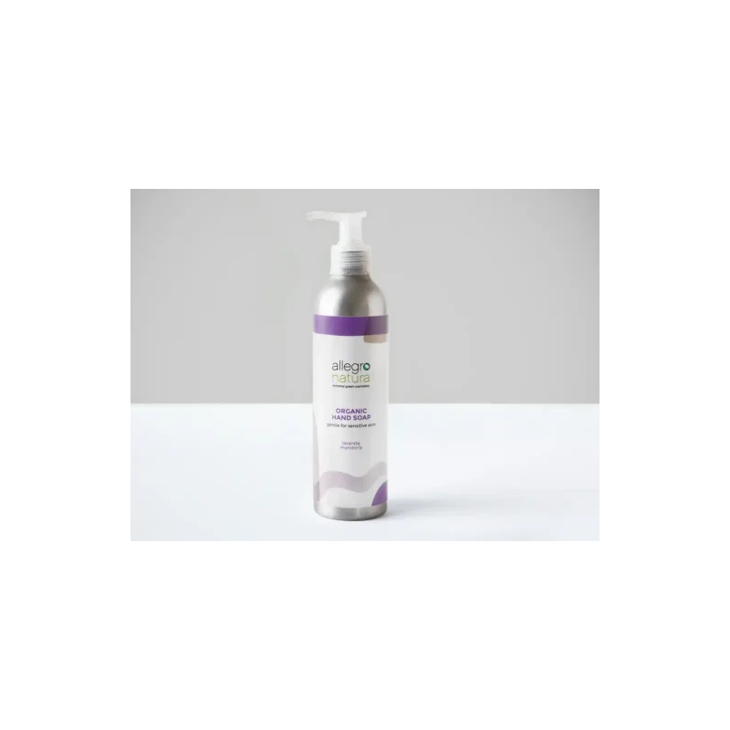 Savon pour les mains à la Lavande Allegro Natura Savon   Disponible sur Yumibio.com