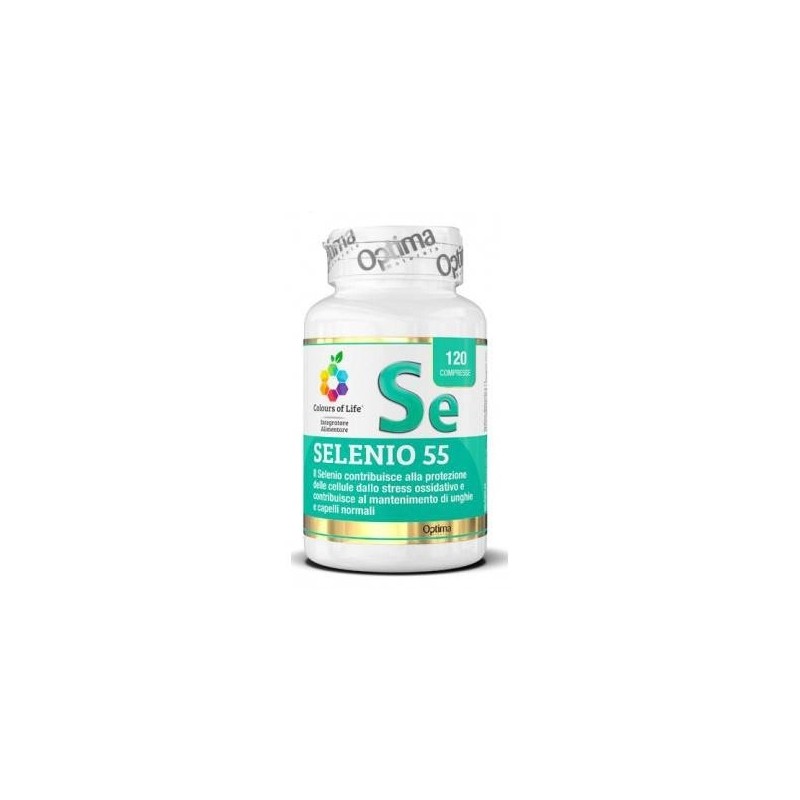 Food Supplement-Selenium 55 Optima Naturals Integratori Alimentari  Available on Yumibio.com