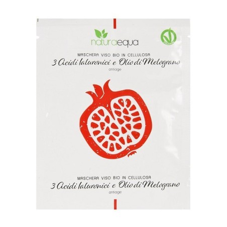 Naturaequa  Maschera Antiage Bio con Olio di Melograno  Maschere Viso