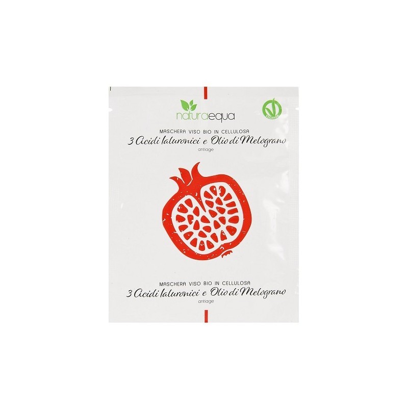 Naturaequa  Maschera Antiage Bio con Olio di Melograno  Maschere Viso