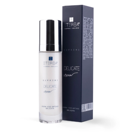 Crème Pour Le Visage Anti-Âge Douce Végétalien Eterea Cosmesi antivieillissement   Disponible sur Yumibio.com