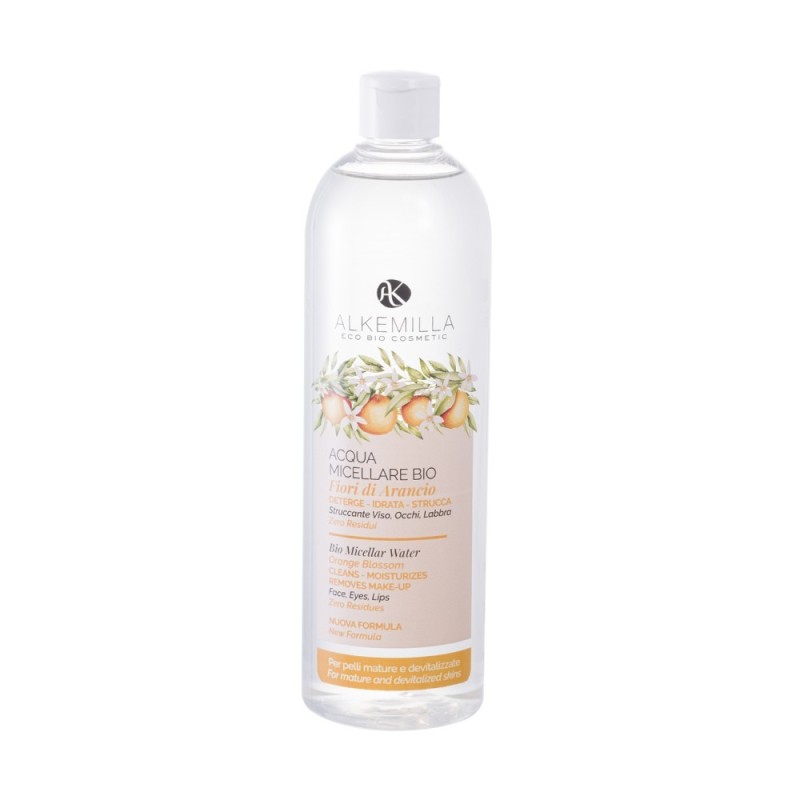 Alkemilla  Acqua di Fiori d'Arancio Micellare  Struccanti