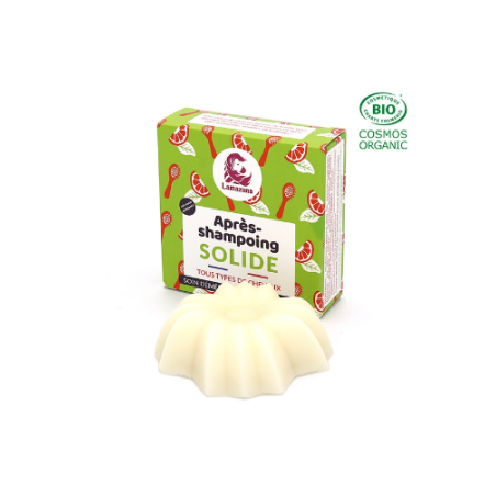 Citrus and Basil Solid Hair Conditioner Lamazuna Balsamo Solido  Available on Yumibio.com