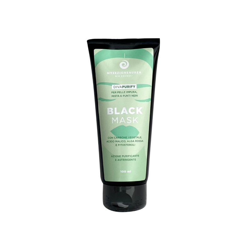 My Sezione Aurea  Black Mask Bio al Carbone Attivo  Anti-Imperfezioni