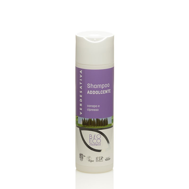 Verdesativa  Shampoo Addolcente Canapa e Cipresso  Shampoo Capelli Deboli