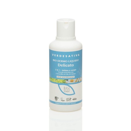 Bio Dermo Delicate Liquid Verdesativa Organic Bubble Bath  Available on Yumibio.com