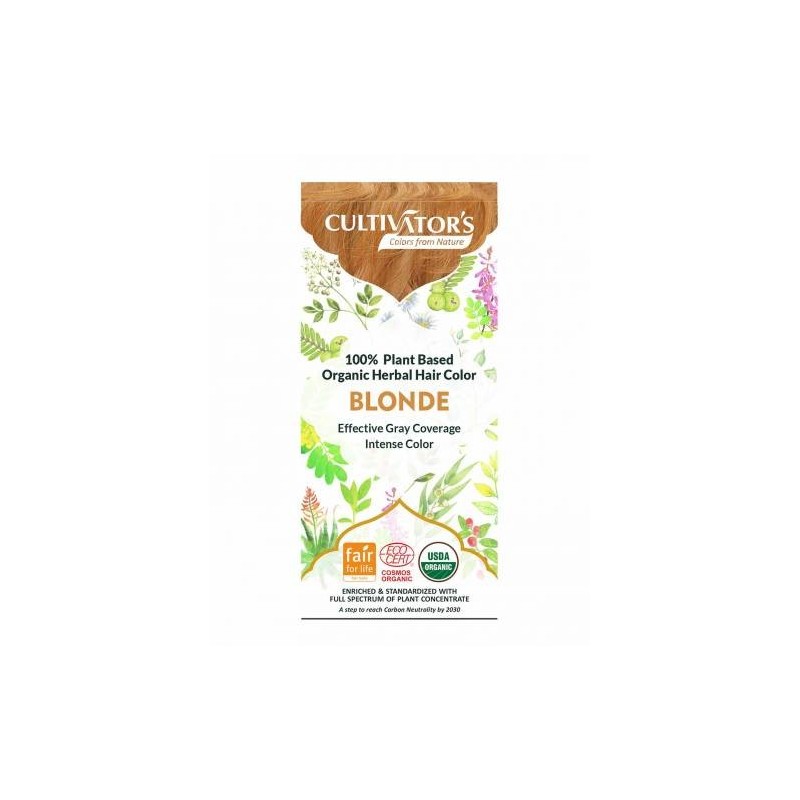 Cultivator's  Tinta Vegetale Biologica - Biondo  Henné e Tinte Vegetali