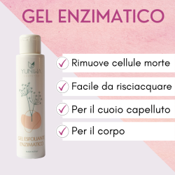 Enzymatic Exfoliating Gel - 100 ml Yuniwa Cosmetics Alternative scrubs and washes  Available on Yumibio.com