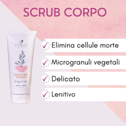 Gommage Doux pour le corps-Rayon de Soleil - 200 ml Yuniwa Cosmetics gommage   Disponible sur Yumibio.com