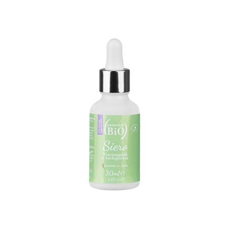 Niacinamide and Azeloglycine Serum Parentesi Bio Boosters and actives  Available on Yumibio.com