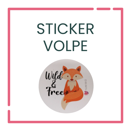 Sticker Renard Volpe Set Regalo Yumibio Présente   Disponible sur Yumibio.com