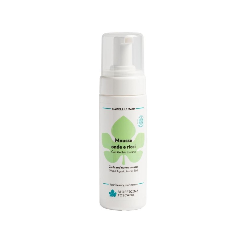 Biofficina Toscana  Mousse Modellante per Onde e Ricci  Styling