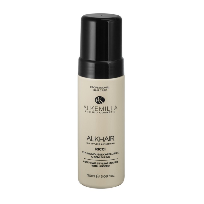 Mousse Coiffante Pour Les Cheveux Frisés Alkemilla Style   Disponible sur Yumibio.com