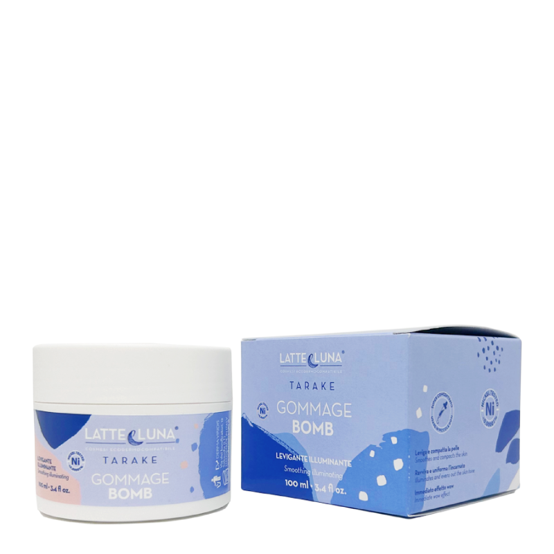 Gommage Bomb - Exfoliant Lissant et Illuminateur Latte e Luna Gommages et exfoliants   Disponible sur Yumibio.com