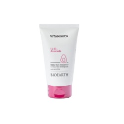 Bioearth  Vitaminica - Crema Viso Detergente Vitamina E + Avocado  Detergente viso