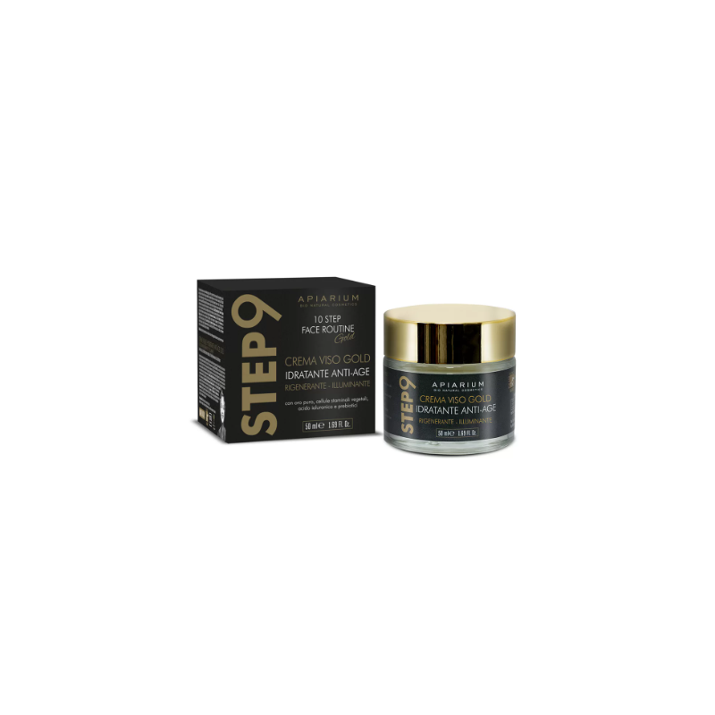 Anti-aging Moisturizing GOLD Face Cream-Step 9 Apiarium Face cream  Available on Yumibio.com