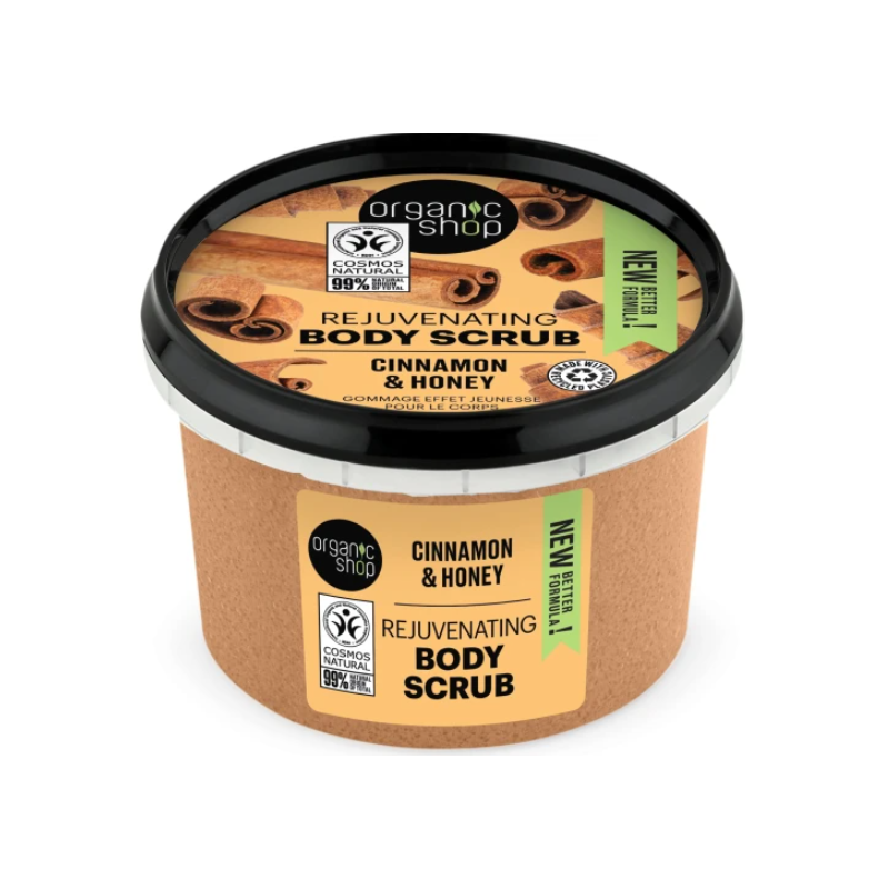 Organic Shop  Scrub Corpo al Miele e Cannella  Scrub Corpo