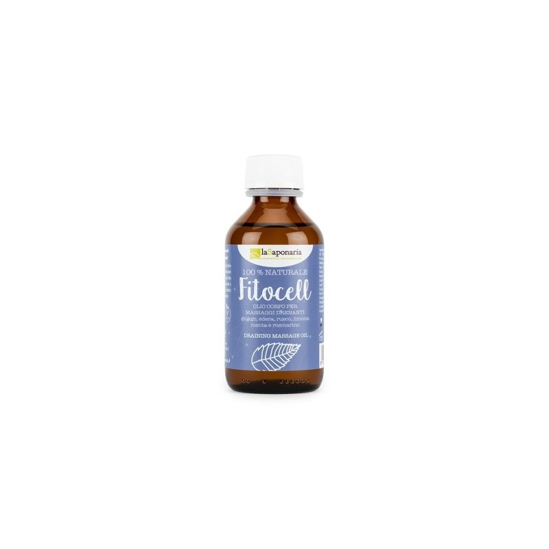 Body oil for Massage Draining - Fitocell La Saponaria Anti-Cellulite Bio  Available on Yumibio.com