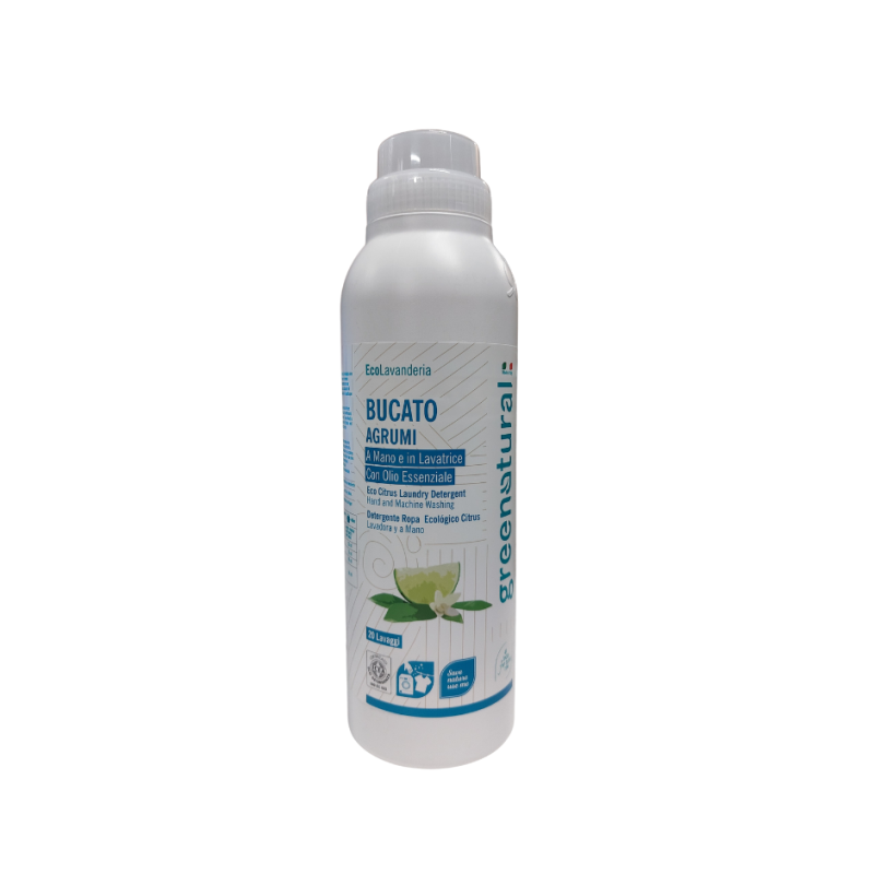 Greenatural  Detersivo Liquido per Bucato agli Agrumi  Detersivo Liquido