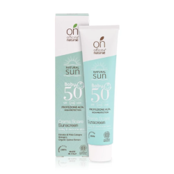 Bab Solare Sunscreen SPF50-High Protection Officina Naturae Sunscreens for children  Available on Yumibio.com