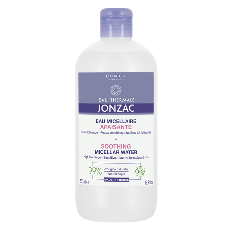 REACTIVE - micellar Water soothing Eau Thermale Jonzac Makeup removers  Available on Yumibio.com