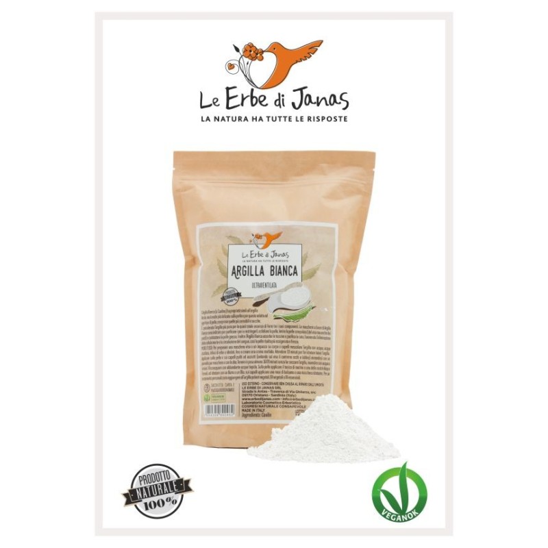 White Clay Le Erbe di Janas Clay  Available on Yumibio.com