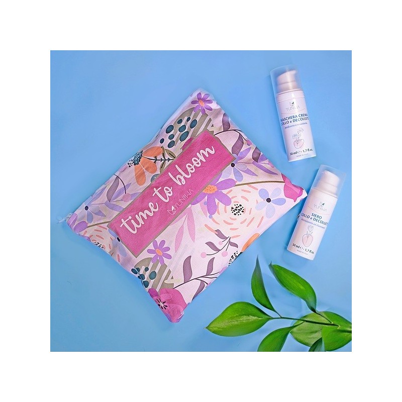 Routine Anti-Age Collo e Décolleté - Siero + Maschera Yuniwa Cosmetics Anti-Aging  Available on Yumibio.com
