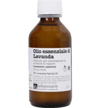 La Saponaria  Olio essenziale di Lavanda 100 ml  Oli Essenziali