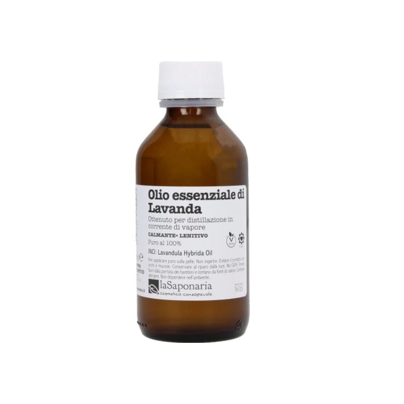 La Saponaria  Olio essenziale di Lavanda 100 ml  Oli Essenziali