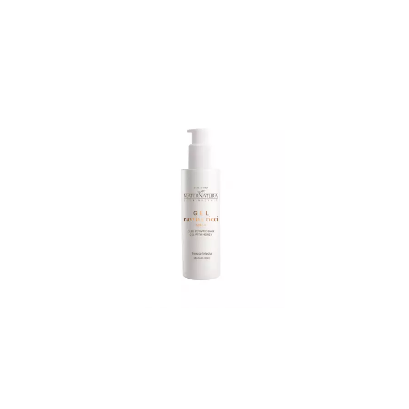Sculpting Gel pour les Cheveux Frisés avec du Miel Maternatura Style   Disponible sur Yumibio.com