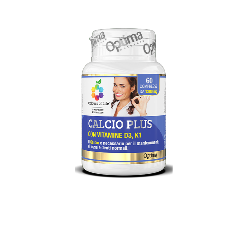 Food Supplement Nervous and Muscular System-Calcium Plus Optima Naturals Integratori Alimentari  Available on Yumibio.com