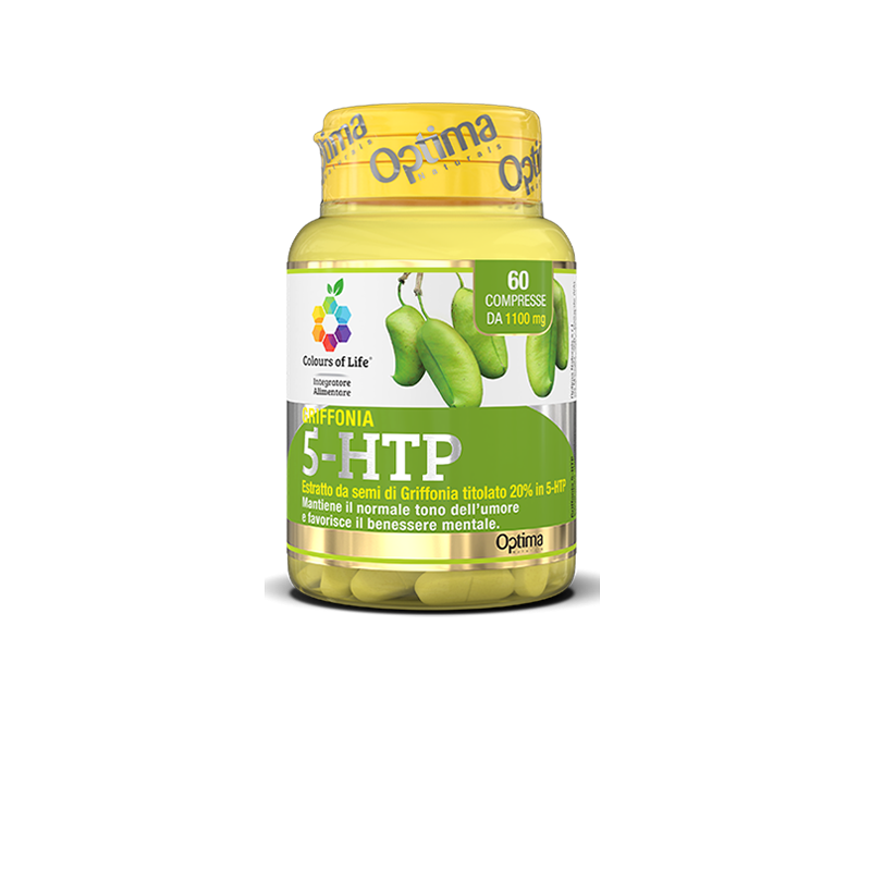 Optima Naturals  Griffonia 5-HTP - Integratore per umore e benessere mentale  Integratori Alimentari