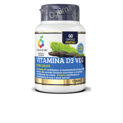 Complément Alimentaire Système Nerveux et Musculaire-Vitamine D3 Veg Optima Naturals Integratori Alimentari   Disponible sur ...