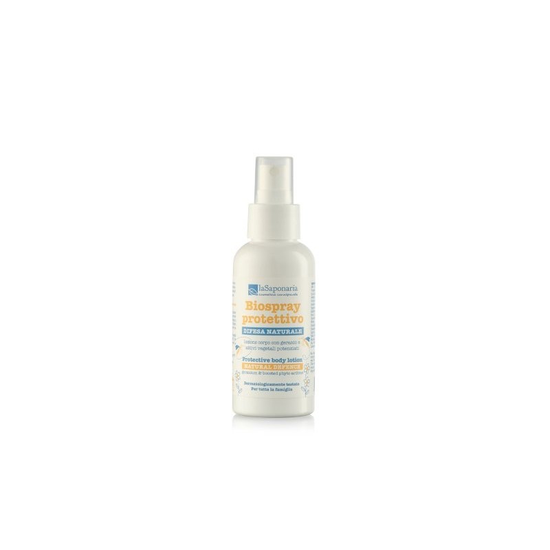 Biospray protecteur - Défense naturelle contre les moustiques et les insectes La Saponaria SPRA Bio   Disponible sur Yumibio.com