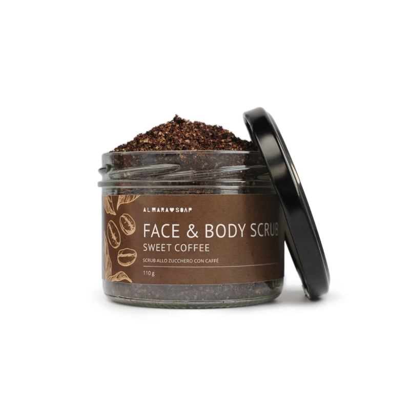 Almara Soap  Scrub Viso e Corpo - Sweet Coffee  Scrub Corpo