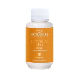 Solar Glitter Oil for Monoi Hair Maternatura Sunscreen for hair  Available on Yumibio.com