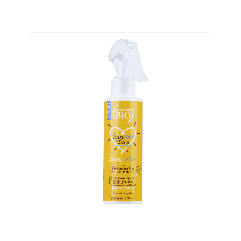 Parentesi Bio  Spray Solare Spf 30 con Vitamina C  Protezione Solare bio