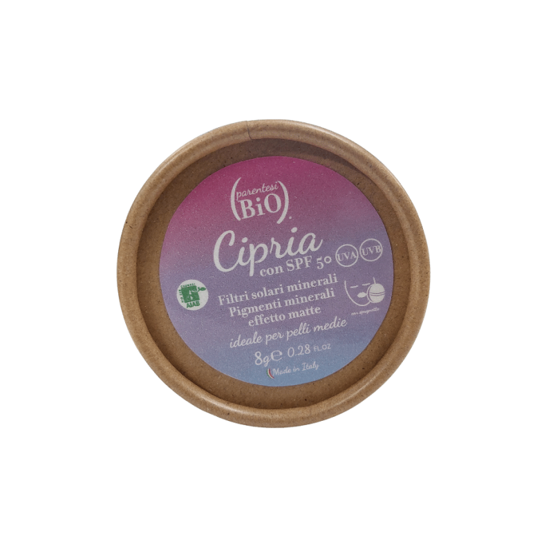 Parentesi Bio  Cipria SPF 50 - Pelli Medie  Ciprie